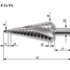 KRAFTWERK Stufenbohrer HSS-E Co5 4-20 Mm -Kraftwerk Verkäufe 18020 1 720x600