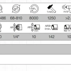 KRAFTWERK Druckluft Industrie Schlagschrauber 1/2" 1486 Nm -Kraftwerk Verkäufe 3837 1 720x600