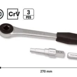 KRAFTWERK Umsteckknarre Stufenschlüssel 1/2" Satz 3 Teile -Kraftwerk Verkäufe 5461SET 1 720x600