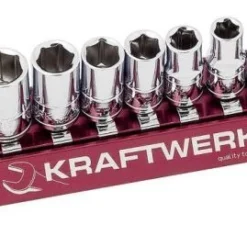 KRAFTWERK Zoll Stecknusssatz MAGALU 1/4" 9 Teile
