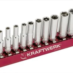 KRAFTWERK Stecknusssatz Lang MAGALU 1/4" 12 Teile