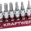 KRAFTWERK Innensechskant Bit Stecknusssatz MAGALU 1/4" 6 Teile -Kraftwerk Verkäufe 9991023 106099 720x600