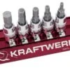 KRAFTWERK Zoll Innensechskant Stecknusssatz MAGALU 1/4" 5 Teile -Kraftwerk Verkäufe 9991023 106599 720x600