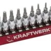 KRAFTWERK 5 Stern TX Bit Stecknusssatz 1/4" 9 Teile -Kraftwerk Verkäufe 9991023 115099 720x600