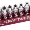 KRAFTWERK MAGALU E-TX Stecknusssatz 1/4" 7 Teile