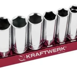 KRAFTWERK Zoll Stecknusssatz Lang MAGALU 3/8" 9 Teile