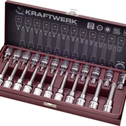 KRAFTWERK Torx Bit Stecknuss Satz 23 Teile