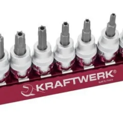 KRAFTWERK Loch-Torx Bit Stecknusssatz MAGALU 3/8" 11 Teile