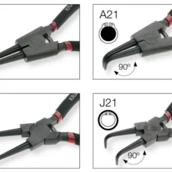 KRAFTWERK Seegerring Zangensatz 4 Teile