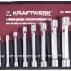 KRAFTWERK Rohrsteckschlüsselsatz 6-22 Mm + Stift 9 Teile