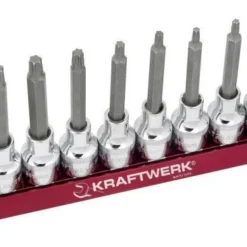 KRAFTWERK TX-Bit-Stecknusssatz 70mm MAGALU 1/2" 10 Teile