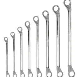 Kraftwerk Doppelringschlüssel Satz Gekröpft 6 Bis 22 Mm Mit 8 Teilen