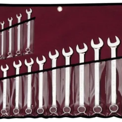 KRAFTWERK Gabelringschlüsselsatz 5-22mm 18 Teile In Rolltasche