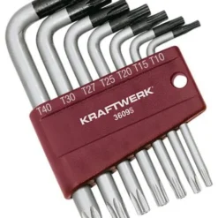 KRAFTWERK Torx Stiftschlüsselsatz Mit Loch Extra Kurz