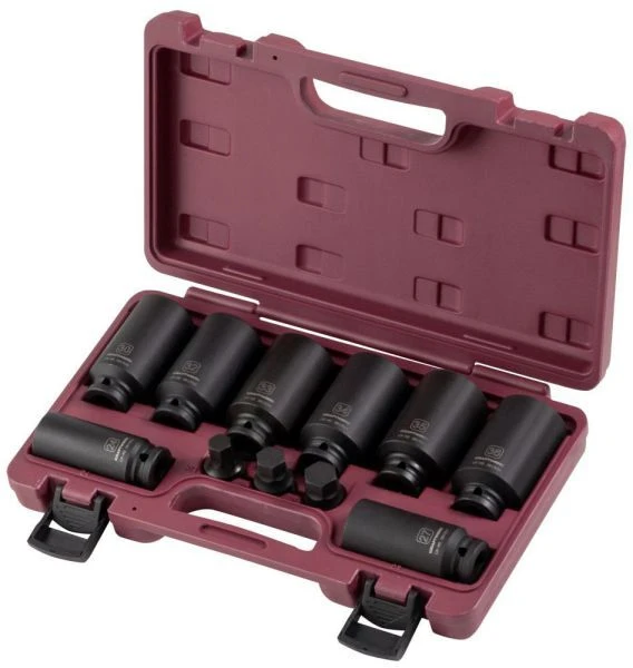 KRAFTWERK 12-Kant-Schlag-Stecknuss-Satz 1/2" 11 Teile 3 KRAFTWERK 12-Kant-Schlag-Stecknuss-Satz 1/2" 11 Teile