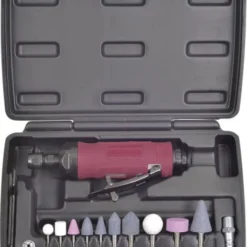 KRAFTWERK Druckluft Stabschleifer Mini Set 15 Teile