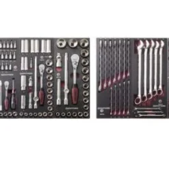 KRAFTWERK Werkstattwagen 3907 Bestückt Mit 166 Werkzeugen