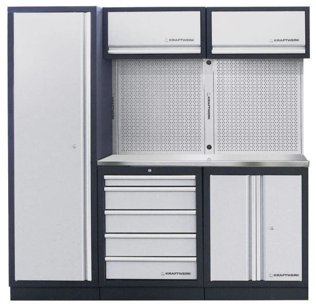 Kraftwerk MOBILIO 3 Element Werkstatt Schrankwand Und Rostfreie Arbeitsplatte 3 Kraftwerk MOBILIO 3 Element Werkstatt Schrankwand Und Rostfreie Arbeitsplatte