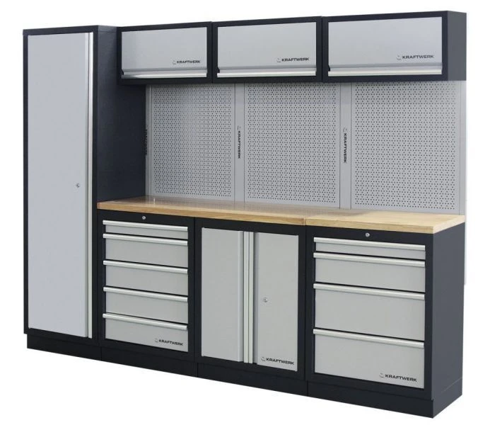 Kraftwerk MOBILIO 4 Element Werkstatt Schrankwand Arbeitsplatte 4 Kraftwerk MOBILIO 4 Element Werkstatt Schrankwand Arbeitsplatte – Bild 2