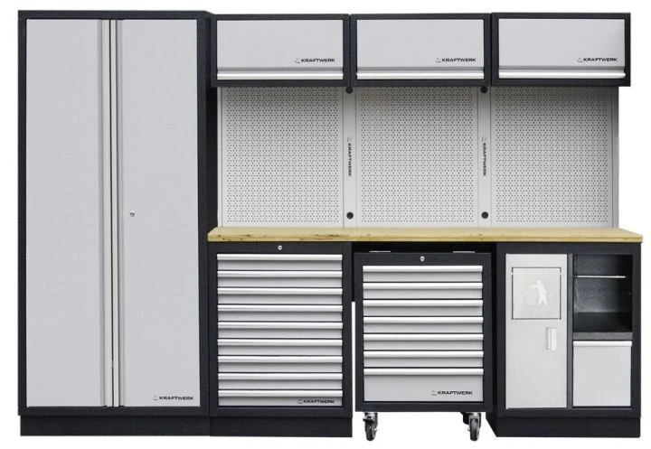 Kraftwerk MOBILIO 4 Element Werkstatt Schrankwand Multiplex Arbeitsplatte 3 Kraftwerk MOBILIO 4 Element Werkstatt Schrankwand Multiplex Arbeitsplatte