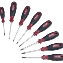 KRAFTWERK TX Schraubendrehersatz Mit Bohrung 8 Teile