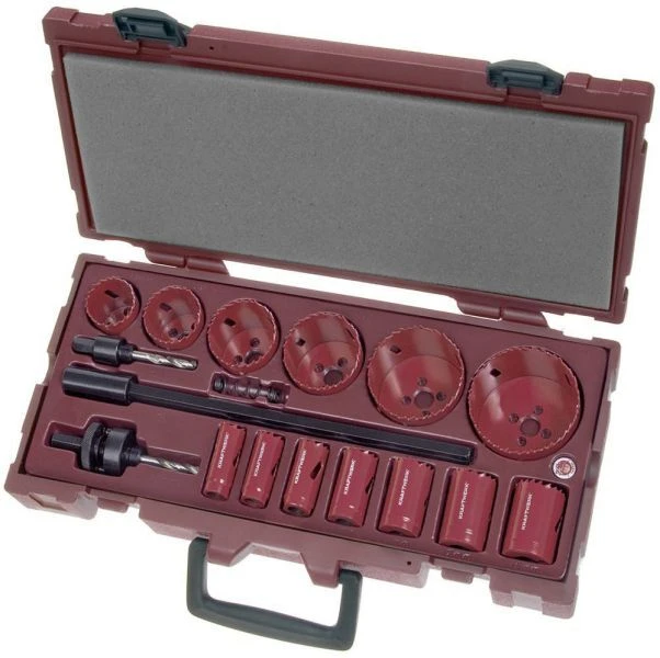 KRAFTWERK Lochsägen HSS Bimetall Koffer 15 Teile 3 KRAFTWERK Lochsägen HSS Bimetall Koffer 15 Teile