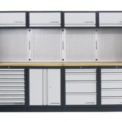 Kraftwerk MOBILIO 6 Element Werkstatt Schrankwand Multiplex Arbeitsplatte