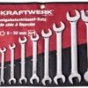 Kraftwerk Doppelgabelschlüssel Satz 6 - 32 Mm 10 Teilig