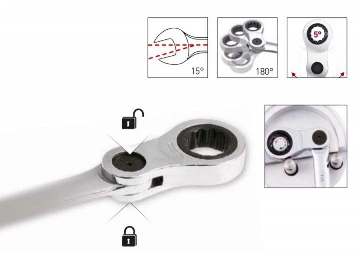KRAFTWERK Winkel Ratschenschlüssel CLICKRAFT 10 Mm 6 KRAFTWERK Winkel Ratschenschlüssel CLICKRAFT 10 Mm – Bild 4