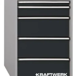 KRAFTWERK Schubladenbox 800x535x600 Mm 5 Schubladen
