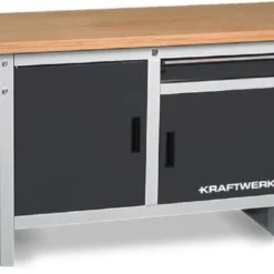 Kraftwerk Industry Werkbank 840x1500x700 Mm Mit 2 Türen Und 1 Schublade