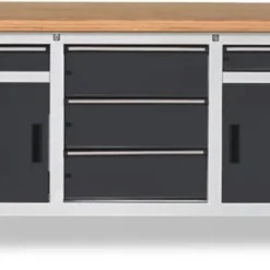 Kraftwerk Industry Werkbank 840x2000x700 Mm Mit 2 Türen Und 5 Schubladen