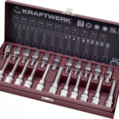KRAFTWERK Innensechskant Und XZN Bit Stecknuss Satz 22 Teile