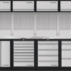 Kraftwerk MOBILIO 4er Kompakt Kombi Mit Lochwand Edelstahl 430