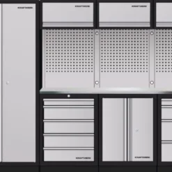 Kraftwerk MOBILIO 4er Komplett Kombi Mit Lochwand Edelstahl 430