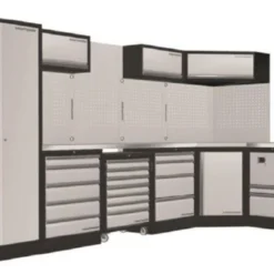 Kraftwerk MOBILIO 7er Komplett Kombi Mit Lochwand Und Edelstahl Platte 430