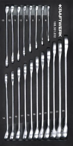 Kraftwerk Ringmaulschlüssel 19 Teilig 3 Kraftwerk Ringmaulschlüssel 19 Teilig