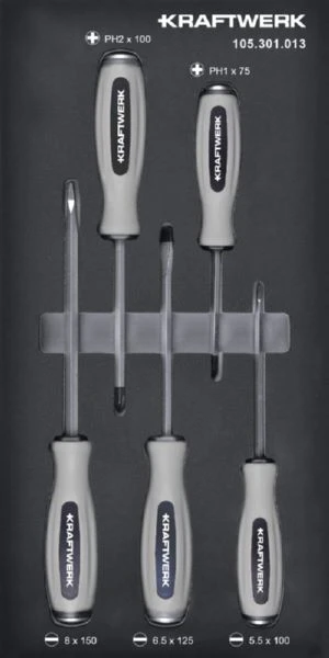 Kraftwerk Schlag Schraubendreher 5 Teilig 20 X 40 Einlage 3 Kraftwerk Schlag Schraubendreher 5 Teilig 20 X 40 Einlage