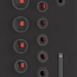 Kraftwerk Schlag Steckschlüssel Einlage 1/2 Zoll 20 Teilig