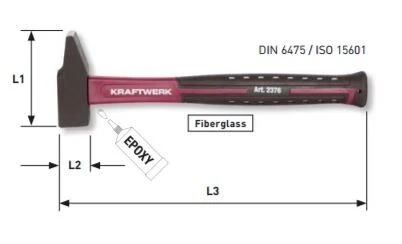 KRAFTWERK Schlosserhammer Französische Form 1000 G 3 KRAFTWERK Schlosserhammer Französische Form 1000 G -Kraftwerk Verkäufe