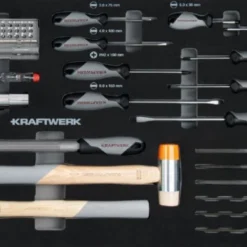 Kraftwerk Schraubendreher Und Schlagwerkzeug 49 Teilig Einlage