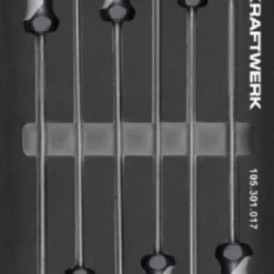 Kraftwerk Schraubendreher Schlitz-Sechskant 6 Teilig 20 X 40 Einlage