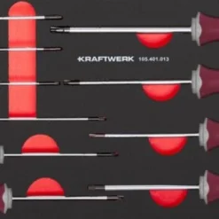 Kraftwerk Schraubendrehersatz TX Torx 10 Teilig 20 X 40 Einlage