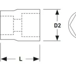 KRAFTWERK Steckschlüssel Einsatz 1" 46 Mm -Kraftwerk Verkäufe kraftwerk stecknuss 500360 720x600 3