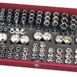Kraftwerk Steckschlüssel Einzelteilkasten 95 Teilig 1/2 Zoll
