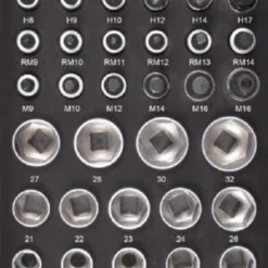 Kraftwerk Steckschlüsseleinsatz Sechskant Innensechskant Torx Vielzahn Ribe 56 Teilig