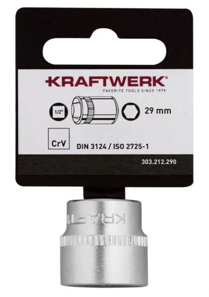 Kraftwerk BASIC LINE 1/2 Zoll Steckschlüsseleinsatz 29 Mm Mit Hänger 3 Kraftwerk BASIC LINE 1/2 Zoll Steckschlüsseleinsatz 29 Mm Mit Hänger