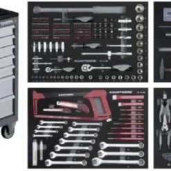 Kraftwerk Werkstattwagen BT700 Mit 7 Schubladen 337 Teilig